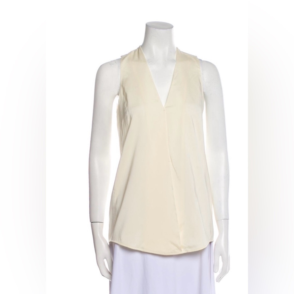 T by Alexander Wang Silk V-Neck